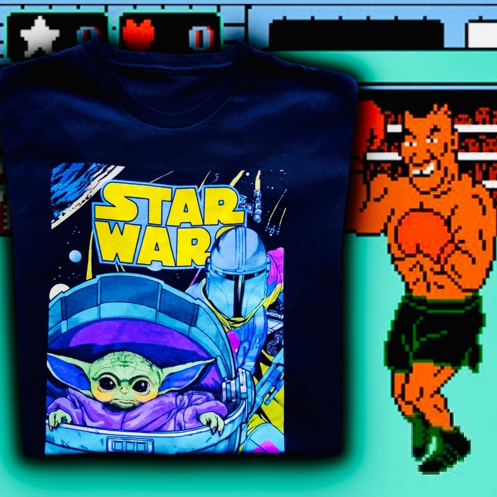 Star Wars black short sleeve tee